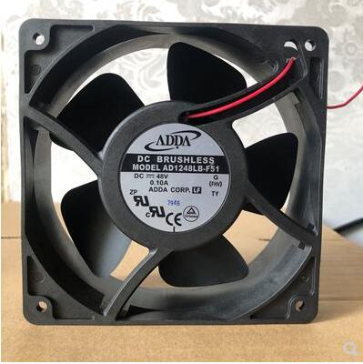 Original ADDA AD1248LB-F51 Cooling Fan 48V 0.1A 4.8W 2wires AD1248LB-F51 Fans